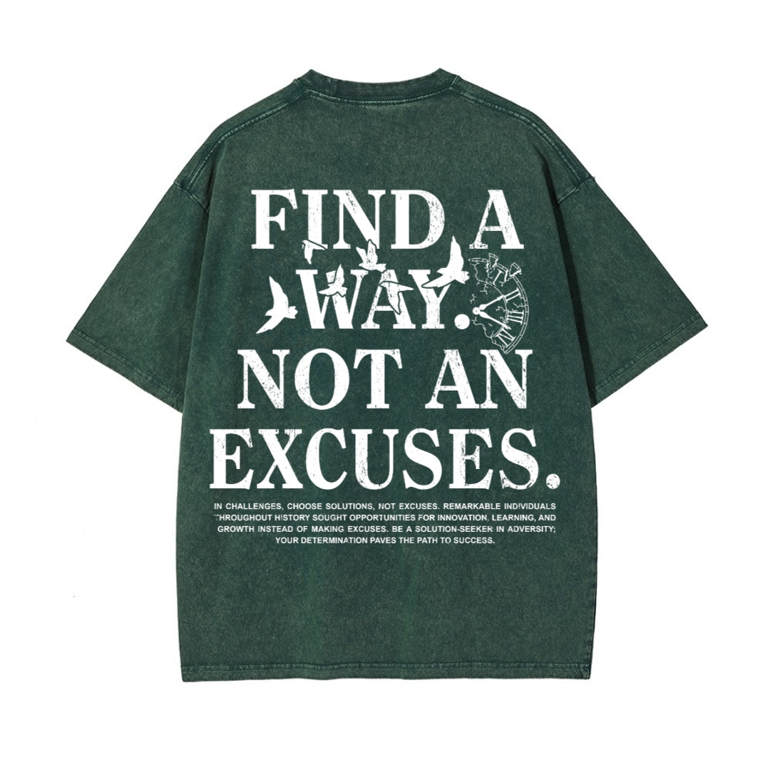 "NOEXCUSES" T-SHIRT